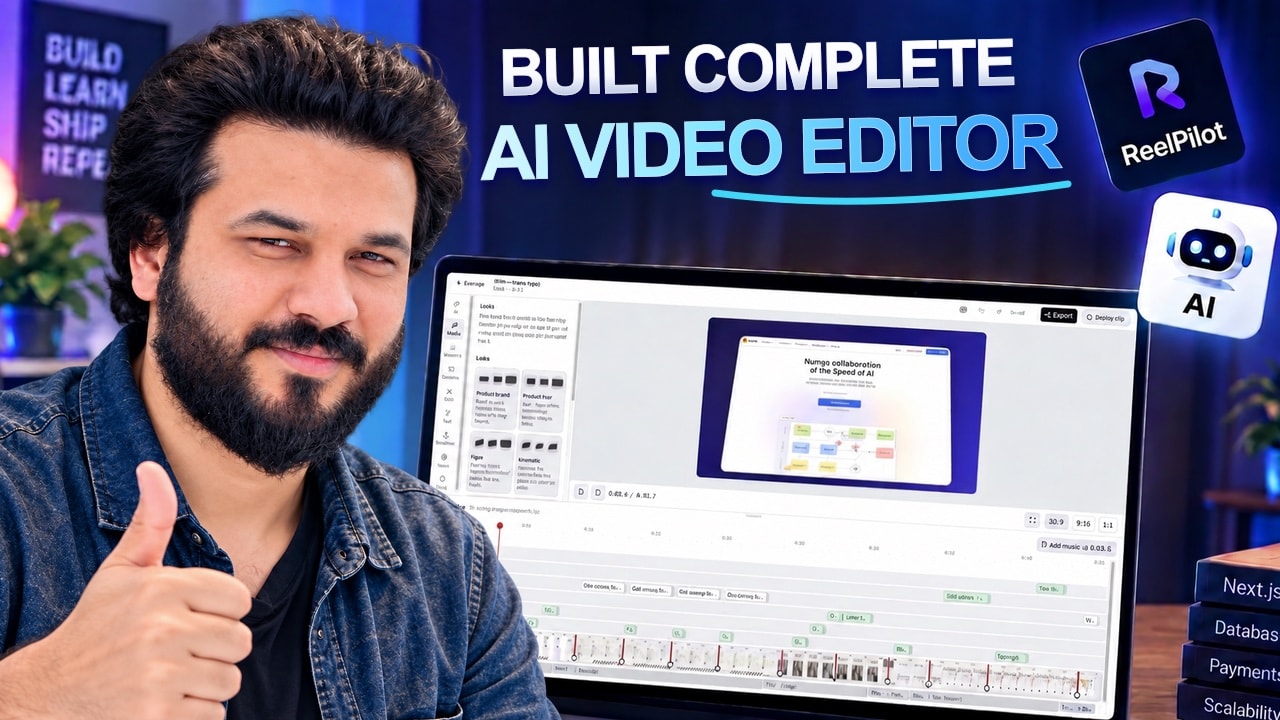 I Built a Complete AI Video Editor in Next.js — ReelPilot