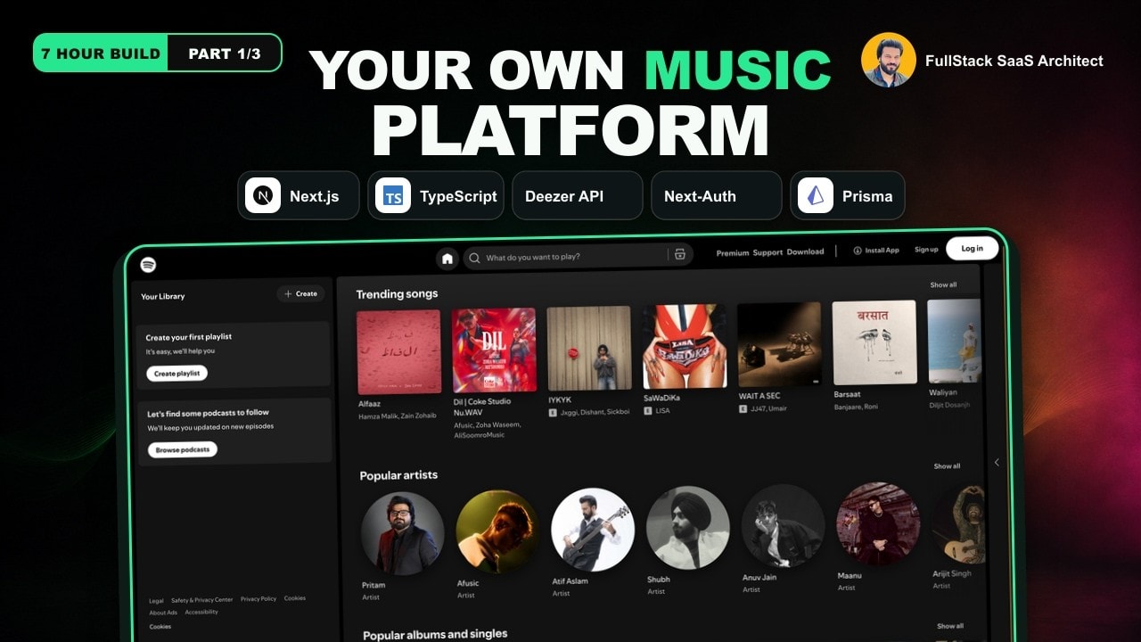 Music Platform — Spotify Clone